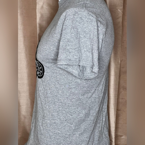 Custom Chopper Men's Short Sleeve Graphic T-Shirt - Size: Medium - Color: Gray - Picture 3 of 4